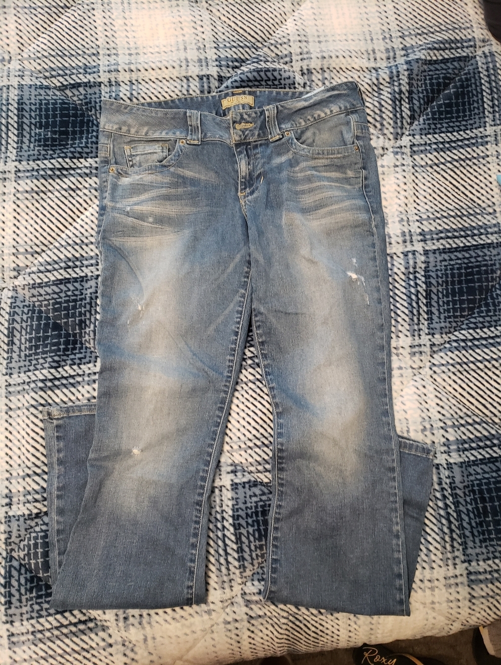 Guess Light Blue Washed Denim Jeans